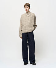 画像をギャラリービューアに読み込む, WASHED MINI CHECK CROPPED SHIRT
