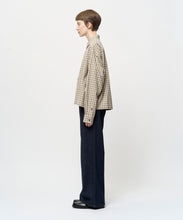 画像をギャラリービューアに読み込む, WASHED MINI CHECK CROPPED SHIRT
