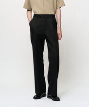 画像をギャラリービューアに読み込む, WOOL TWILL STRAIGHT PANTS

