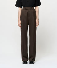 画像をギャラリービューアに読み込む, WOOL TWILL STRAIGHT PANTS
