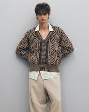 画像をギャラリービューアに読み込む, DUAL-TONE CABLE CARDIGAN
