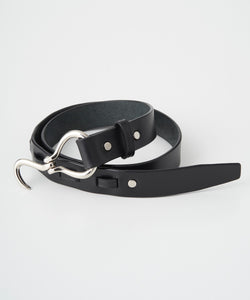 HOOK BUCKLE LEATEHR BELT